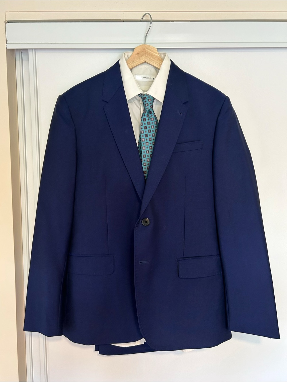 Paul Smith Wool-Mohair Blue Suit